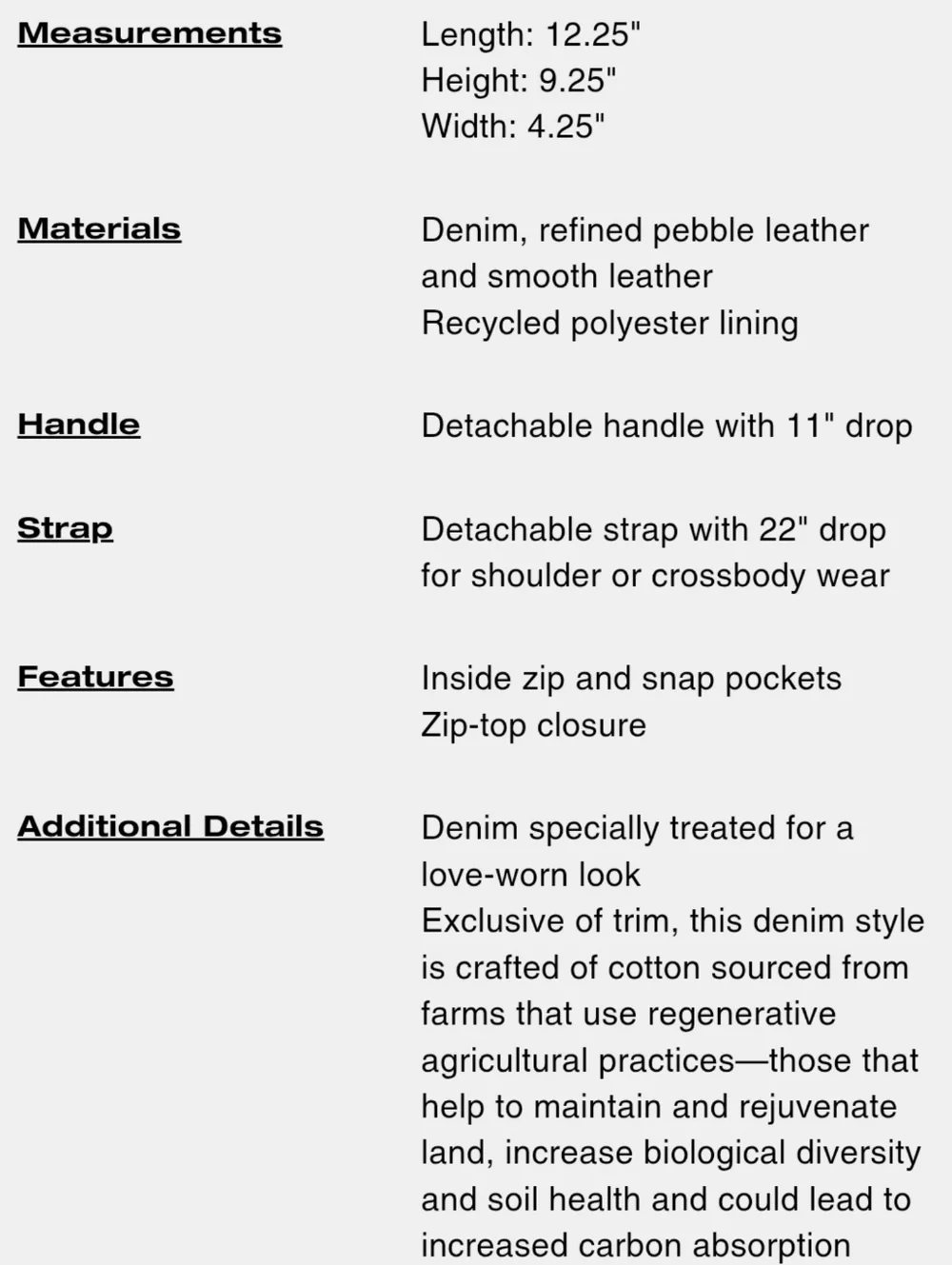 COACH LOVED DENIM LAUREL BAG- NEW - FACTORY WRAPPED - Picture 11 of 14